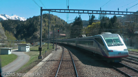 Vista dalla cabina - Trenitalia ETR 470